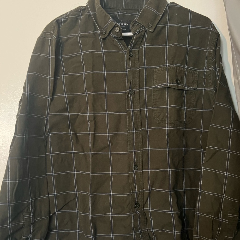 GREEN, BLUE, AND, WHITE FLANNEL